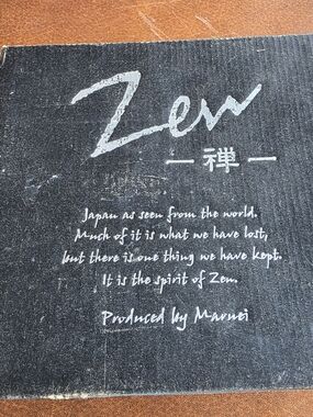 Zen Text Graphic Mat in Black and White